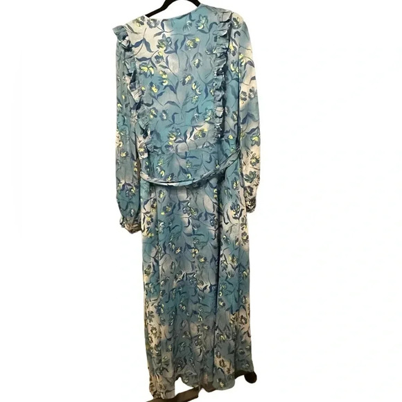 Prabal Gurung paradise blue maxi dress size 3X - Picture 4 of 16